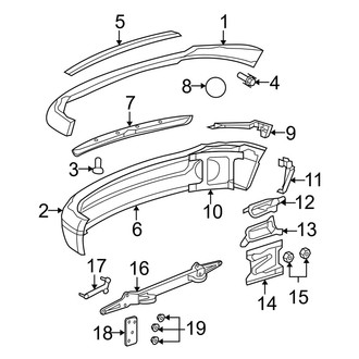 Dodge OE - Front Bumper - Bumper & Components (2-Piece Bumper), (1500 Regular Cab / Quad Cab)