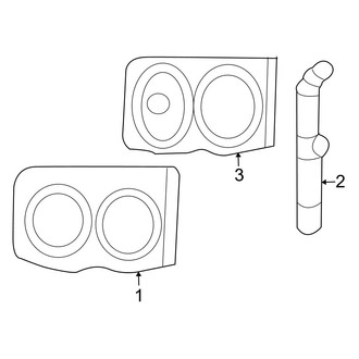 Dodge OE - Front Lamps - Headlamp Components (1500 Regular Cab / Quad Cab)