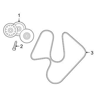 Dodge OE - Cooling - Belts & Pulleys (3.7L)