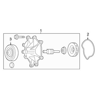 Dodge OE - Cooling - Water Pump (1500 Regular Cab / Quad Cab 4.7L)
