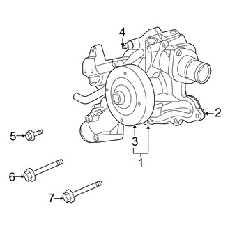 Dodge OE - Cooling - Water Pump (1500 Regular Cab / Quad Cab 5.7L)