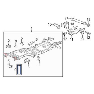 Dodge OE - Frame Rail Bolt