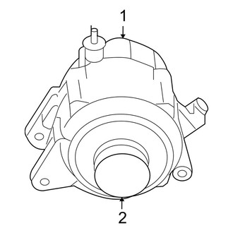 Dodge OE - Electrical - Alternator (Regular Cab / Quad Cab 3.7L)