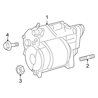 Dodge OE - Electrical - Starter (Regular Cab / Quad Cab 3.7L / 4.7L)