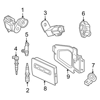 Dodge OE - Electrical - Ignition System (1500 Laramie / SLT / ST / TRX4 Regular Cab / Quad Cab 4.7L)