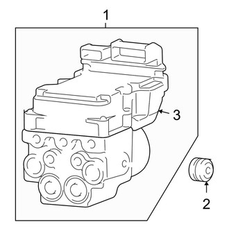 Dodge OE - Electrical - ABS Components (1500 Regular Cab / Quad Cab 4-Wheel ABS D Engine VIN Character)