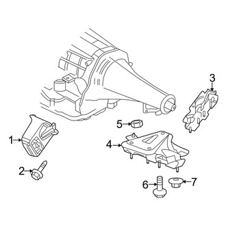 Dodge OE - Engine & Transmission Mounting (Regular Cab / Quad Cab 3.7L)