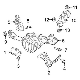 Dodge OE - Engine & Transmission Mounting (Regular Cab / Quad Cab 4WD 4.7L)
