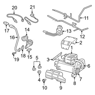 Dodge OE - Emission System - Emission Components (Regular Cab / Quad Cab)