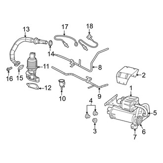 Dodge OE - Emission System - Emission Components (Regular Cab / Quad Cab)