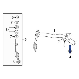 Dodge OE - Engine Mount Bolt