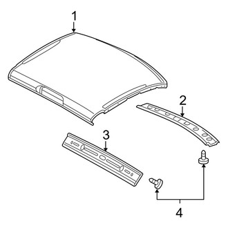 Dodge OE - Cab - Roof & Components (Regular Cab), (1500 2 Doors)