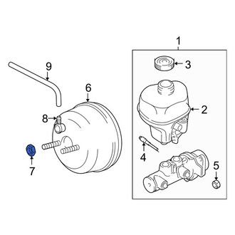 Dodge OE - Brake Master Cylinder Nut