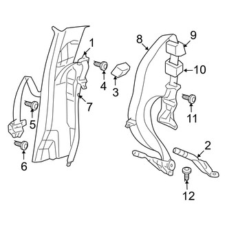 Dodge OE - Restraint Systems - Rear Seat Belts (1500 Quad Cab)