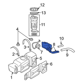 Dodge OE - Fuel Filler Hose