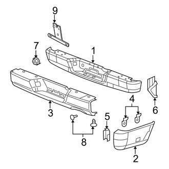 Dodge OE - Rear Bumper - Bumper & Components (SRT-10)