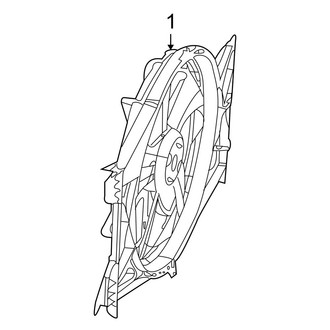 Dodge OE - Cooling Fan (Electric, Fan), (1500 4.7L)