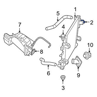 Dodge OE - Upper Radiator Insulator