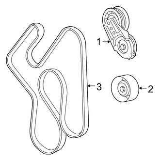Dodge OE - Cooling - Belts & Pulleys (1500 Laramie / SLT / Sport / ST / TRX / TRX4 5.7L)