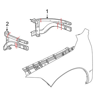 Dodge OE - Fender - Structural Components & Rails (1500)