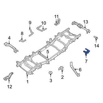 Dodge OE - Right Suspension Shock Absorber Bracket