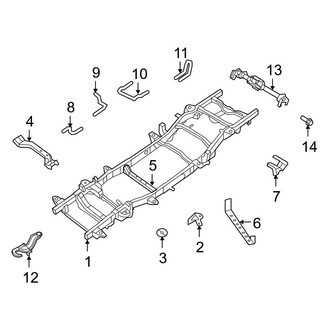 Dodge OE - Frame & Components (Frame & Crossmembers), (1500)