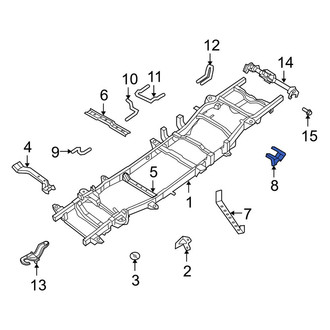 Dodge OE - Rear Right Suspension Shock Absorber Bracket
