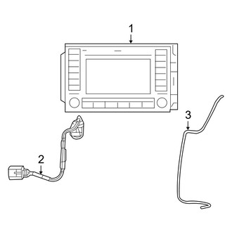 Dodge OE - Electrical Components (Rearview Camera), (1500)