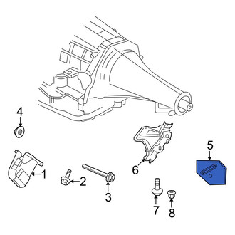 Dodge OE - Left Engine Mount Heat Shield
