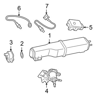 Dodge OE - Emission System - Emission Components (1500 5.7L)