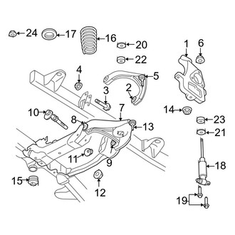 Dodge OE - Front Suspension - Suspension Components (1500 RWD)
