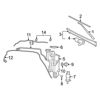 Dodge OE - Windshield - Wiper & Washer Components (1500)