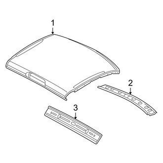 Dodge OE - Cab - Roof & Components (Regular Cab), (1500 Regular Cab)