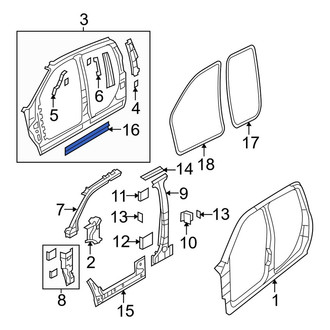 Dodge OE - Rocker Panel Reinforcement