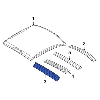 Dodge OE - Rear Roof Header Panel