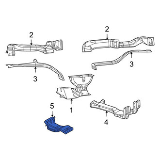 Dodge OE - Lower Instrument Panel Air Duct