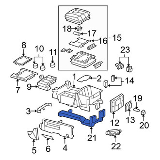 Dodge OE - Left Center Instrument Panel Air Duct