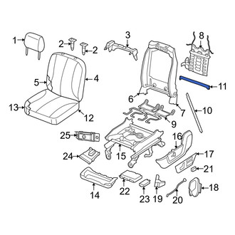Dodge OE - Left Lower Seat Lumbar Support Cushion Bracket