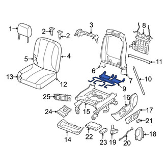 Dodge OE - Front Lower Seat Lumbar Support Cushion