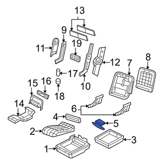 Dodge OE - Front Console Tray
