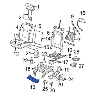 Dodge OE - Front Seat Frame