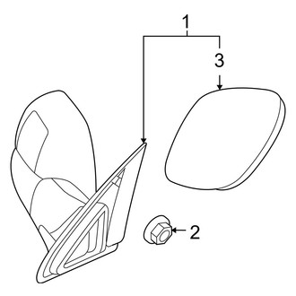Dodge OE - Front Door - Outside Mirrors (1500)