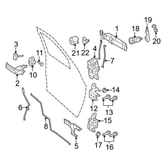 Dodge OE - Front Door - Lock & Hardware