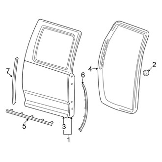 Dodge OE - Rear Door - Door & Components (Quad Cab)