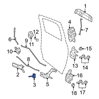 Dodge OE - Rear Door Stop