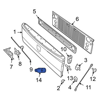 Dodge OE - Rear Tailgate Lock