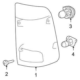 Dodge OE - Rear Lamps - Tail Lamps (1500)