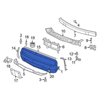 Dodge OE - Front Bumper Cover