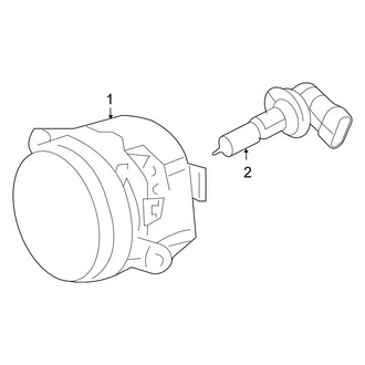 Dodge OE - Front Lamps - Fog Lamps