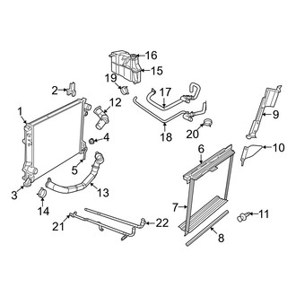 Dodge OE - Cooling - Radiator & Components